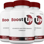 Boost Up Cápsulas - Suplemento Natural de Máxima Potencia (3 Envases de 60 Cápsulas)