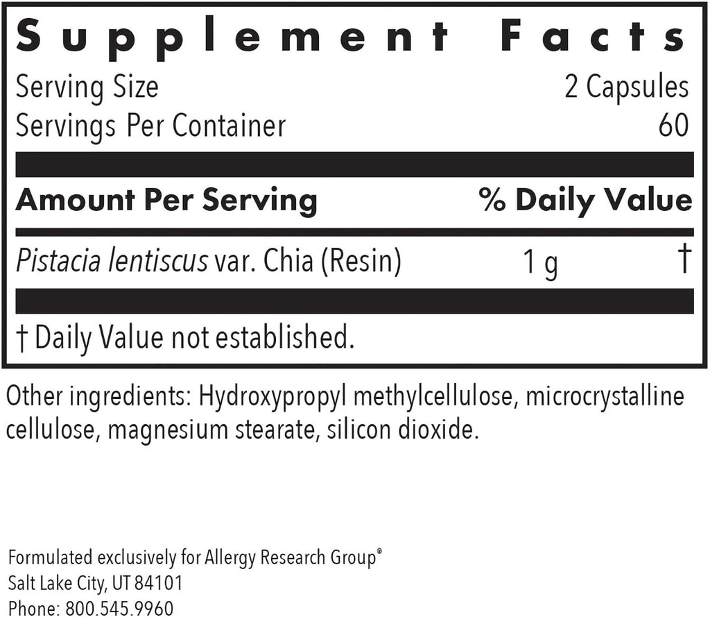 ARG Mastica Digestive Support - Complemento Digestivo con Resina de Mastic de Quíos - 60 Cápsulas