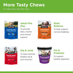 Nutri-Vet Grass Guard Masticables para Perros - Neutralizador de Orina y Apoyo Digestivo, 150 Comprimidos