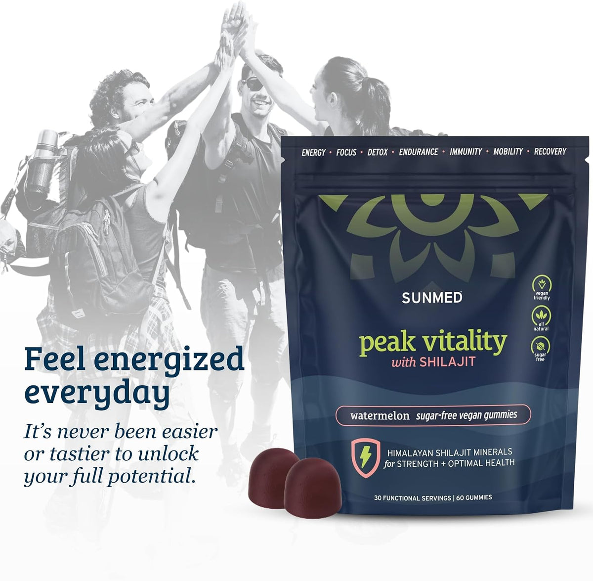 Pink Vitality Gominolas de Shilajit del – Ashwagandha: Adaptógeno que puede ayudar a reducir el estrés y mejorar – Image 8