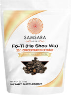 Extracto de Fo-Ti en Polvo (114g/4oz) (He Shou Wu) - Extracto Concentrado 20:1, Preparado