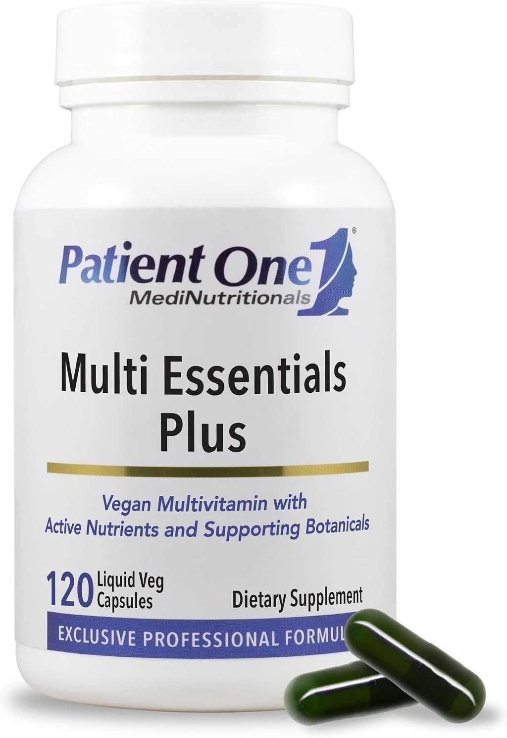Patient One Multi Essentials Plus | Multivitamínico para Hombres y Mujeres | 120 Cápsulas