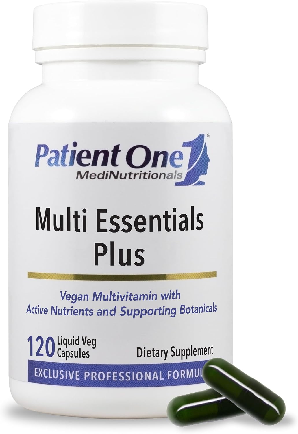 Patient One Multi Essentials Plus | Multivitamínico para Hombres y Mujeres | 120 Cápsulas
