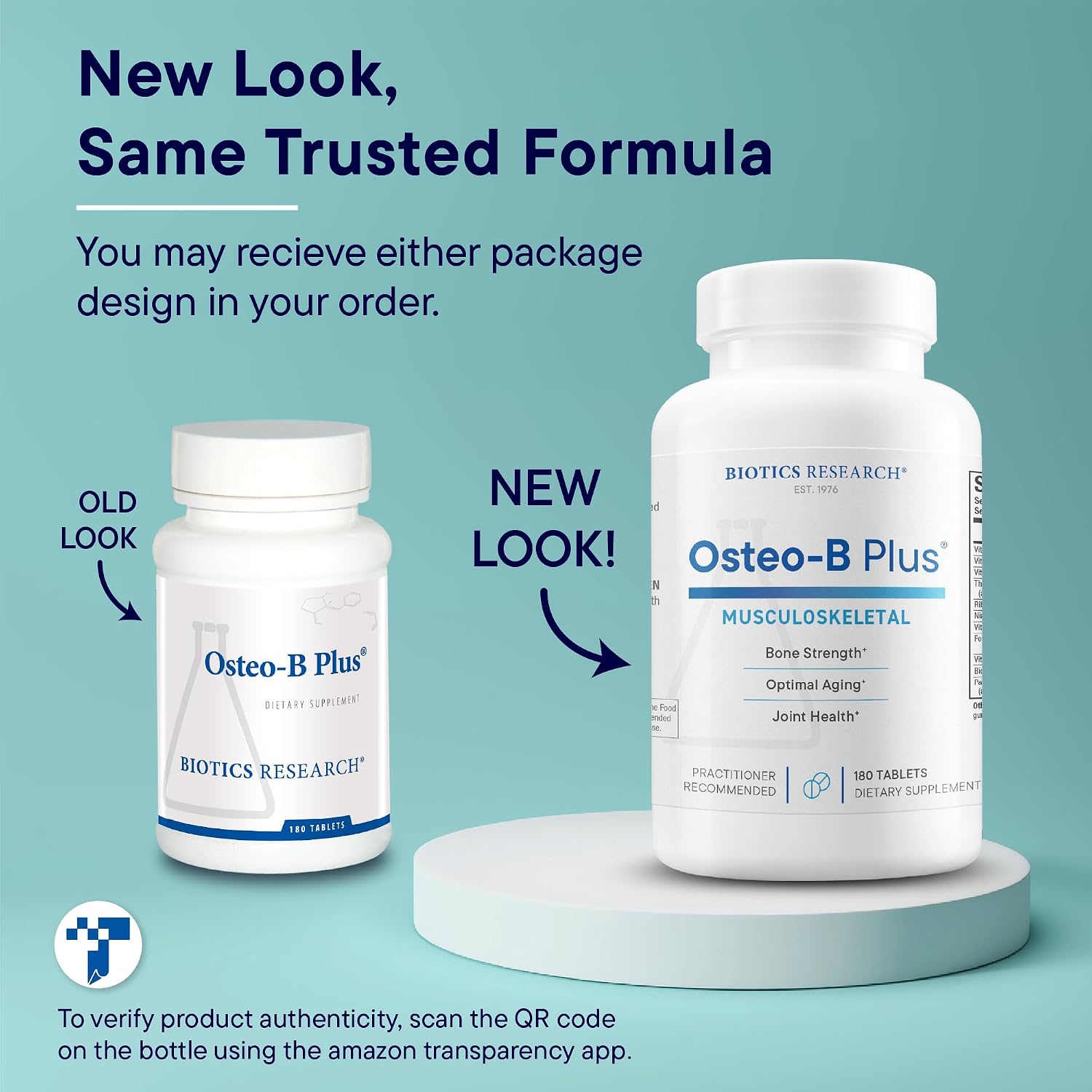 BIOTICS RESEARCH Osteo B Plus - 180 Comprimidos para la Salud Ósea