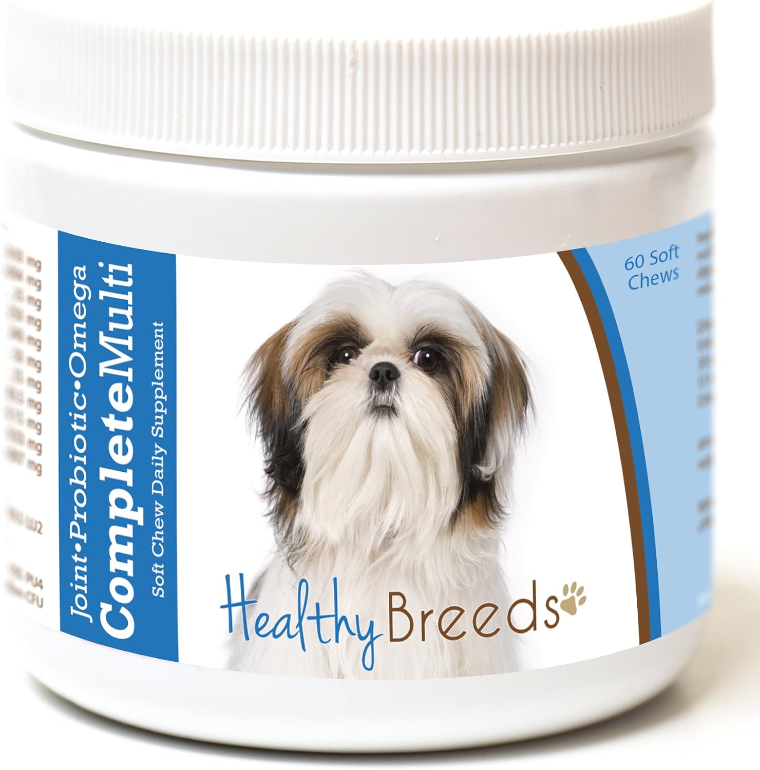 Healthy Breeds Shih Tzu Multivitamínico Completo en Masticables Blandos - 60 unidades