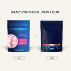 Blueprint Longevity Mix - Magnesio, Creatina, L-Teanina, Glutatión y Vitamina C - 30 porciones, Naranja Sangre