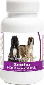 Healthy Breeds Multivitamínico para Perros Senior Pug 60 Comprimidos