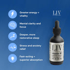 LIV Vitamina B1 Líquida – Tiamina y Benfotiamina para el Metabolismo y el Sistema Nervioso – 60 mL