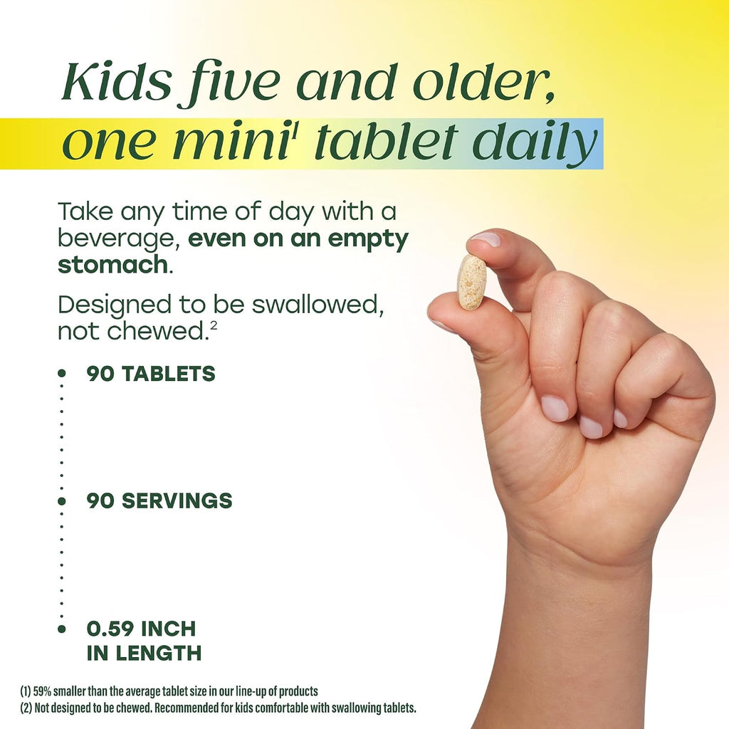 MegaFood Kids Vitamin B Complex – 90 comprimidos mini