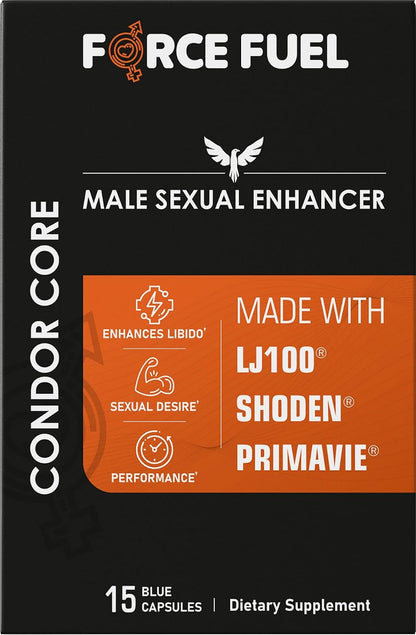 FORCE FUEL Condor Core – Cápsulas para – LJ100 Tongkat Ali: Extracto estandarizado de Eurycoma longifolia , – Image 1