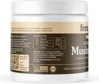 Fera Pets Mushroom Supplement para Perros y Gatos con Turkey Tail - Polvo Orgánico USDA - 120 Dosis