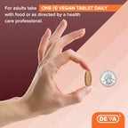 DEVA Vegan Vitamins - Vitamina C Vegana Multifuente - 90 Comprimidos