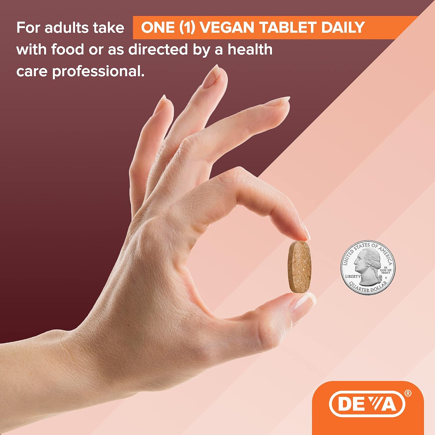 DEVA Vegan Vitamins - Vitamina C Vegana Multifuente - 90 Comprimidos