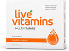 Live Vitamins - Complejo Multivitamínico Bioactivo de Absorción Completa - Pack de 3