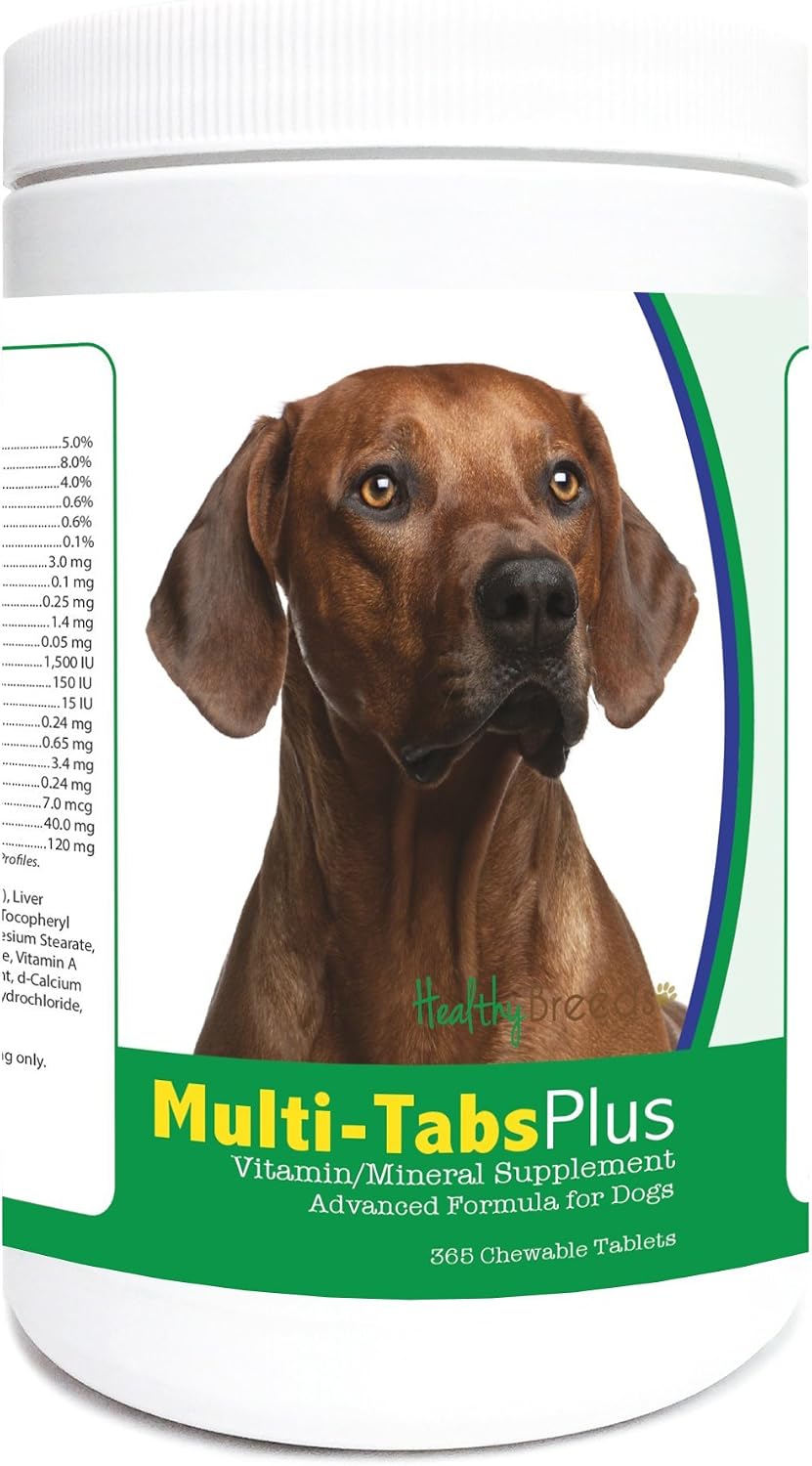 Healthy Breeds Multi-Tabs Plus Comprimidos Masticables para Perros, 365 unidades