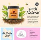 kin+kind Healthy Poops – Polvo de Calabaza Orgánico para Perros y Gatos – Prebiótico – Paquete de 3 (3 x 227 g)