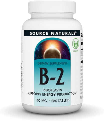 Source Naturals Vitamina B-2 Riboflavina 100 – Protección de las células frente al daño oxidativo: Actúa como – Image 6