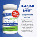 Prevagen Concentración Regular - 30 Cápsulas (1 Mes) | 10mg de Apoaequorina + Vitamina D3 con Pastillero Semanal