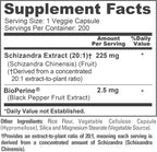 NusaPure Schizandra Berries Cápsulas, 225 mg, 200 Cápsulas Vegetales (No OGM, Vegano)