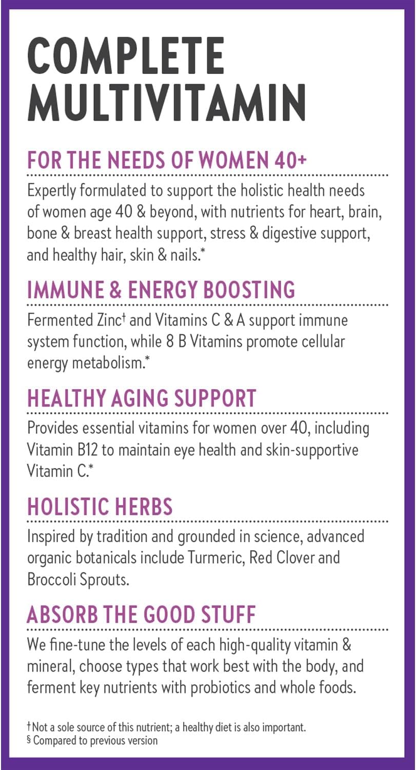 New Chapter Every Woman's One Daily 40+ - Multivitamin for Women - 96 Tablets