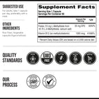 L Metilfolato 15mg con Metil B12 – Alta Potencia – 60 Cápsulas – Triquetra Health