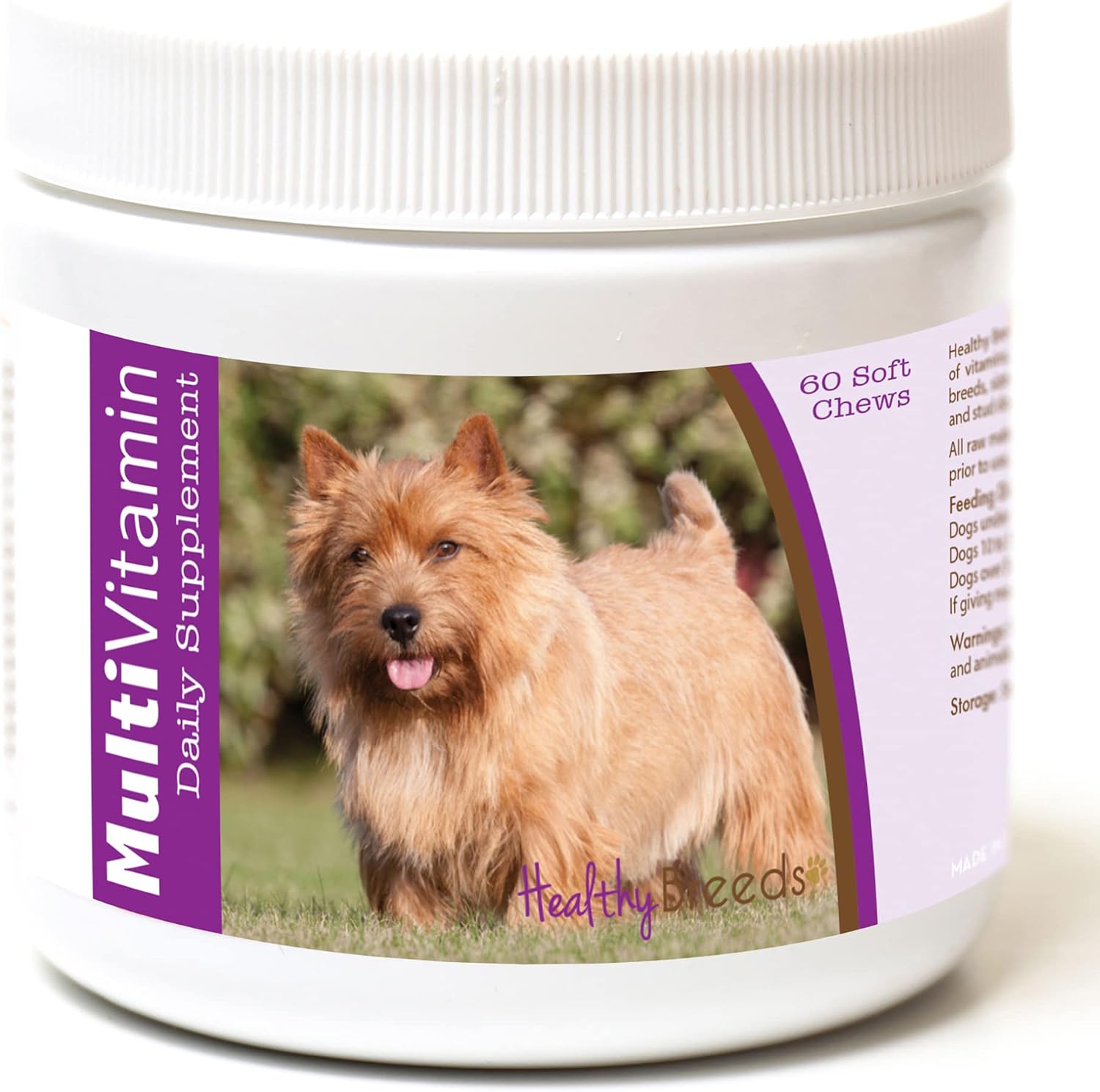 Healthy Breeds Norwich Terrier Multivitamínico en Masticables Blandos 60 Unidades