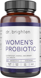 Dr. Brighten Probiótico Femenino con Prebióticos, Antioxidantes y Sunfiber - 60 Cápsulas