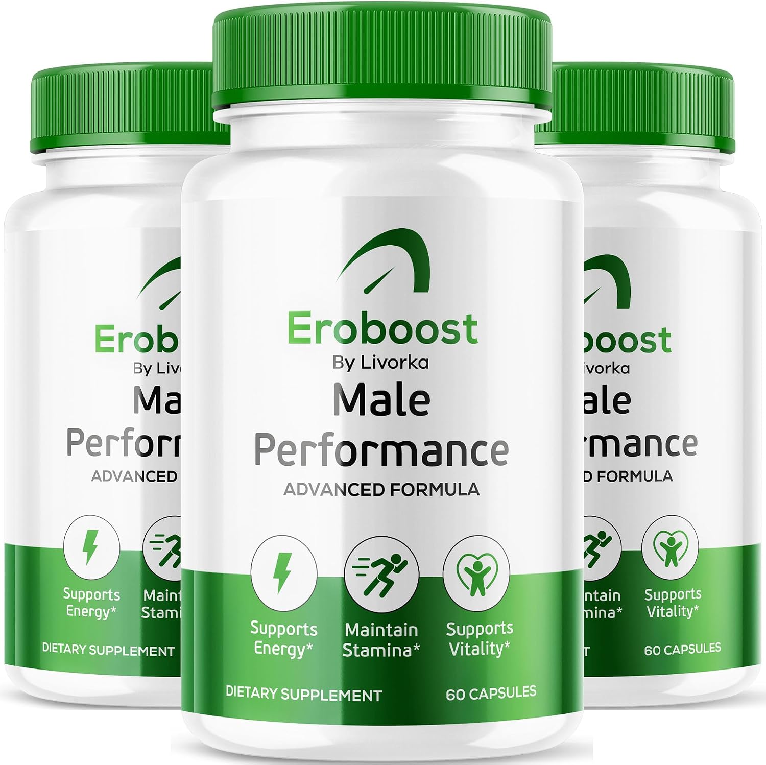 EroBoost Cápsulas (3 Paquetes) - 180 Cápsulas - Suplemento para Hombres