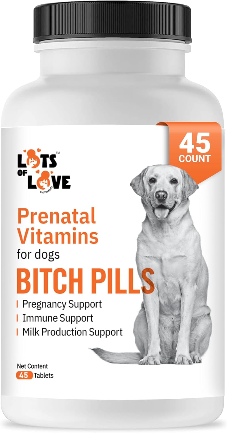 Bitch Pills - Vitaminas prenatales para perras gestantes - 45 comprimidos