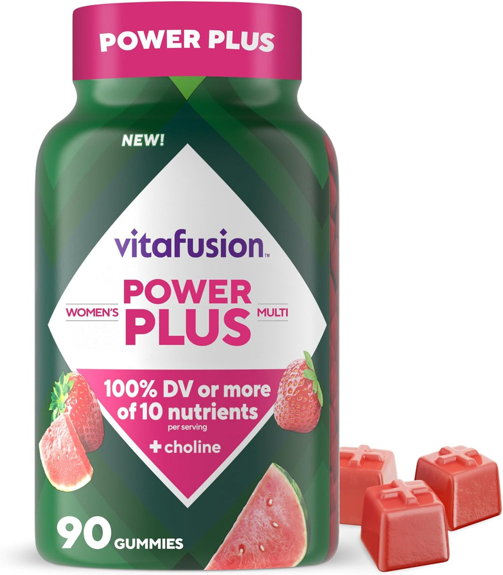 vitafusion Power Plus Multivitamínico para Mujer, Gomitas 90 uds