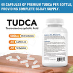 Cofure TUDCA 500mg – Ácido Tauroursodesoxicólico, 60 Cápsulas