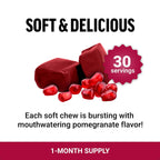 Force Factor Gomitas Blandas de Granada - 30 unidades