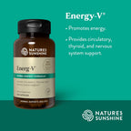 Nature's Sunshine Energ-V - Herbal Blend to Support Energy Levels (100 Capsules)