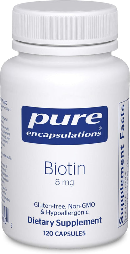 Pure Encapsulations Biotina 8 mg, 60 – La biotina contribuye al mantenimiento de las membranas mucosas en – Image 8