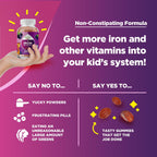 Gominolas de Hierro para Niños con Vitamina C - 60 unidades