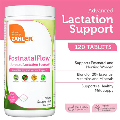 Zahler Postnatal Flow – Apoyo Avanzado para – Ayudar a satisfacer las necesidades de vitaminas y minerales – Image 3