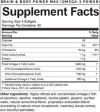 Dr. Amen brainMD Brain & Body Power Max - 420 Cápsulas - Suplemento Completo para el Bienestar