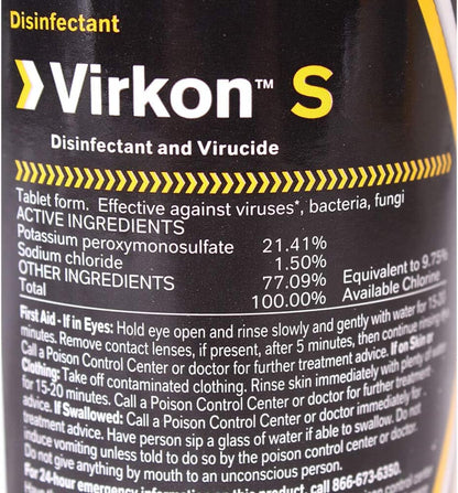 DuPont Virkon S, 50 comprimidos, 9 oz (255 g) – Fabricado en Estados Unidos. – Image 2