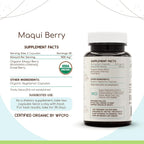 HerbEra Maqui Berry - 60 Cápsulas, 500 mg, USDA Orgánico