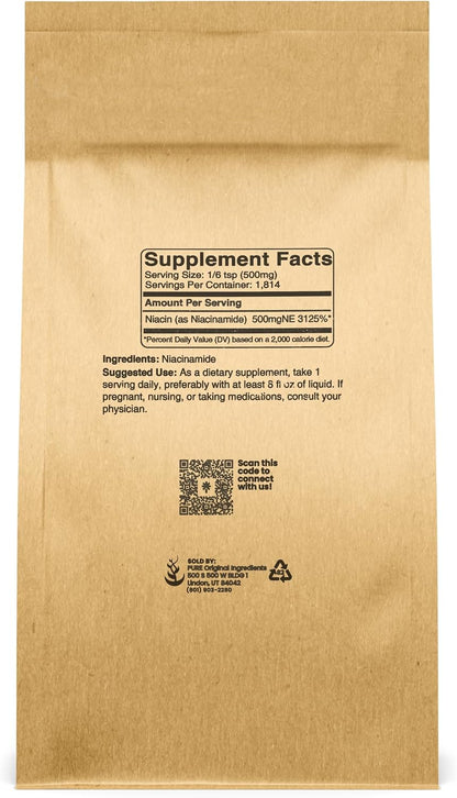 Pure Original Ingredients Niacinamida en – Sin enrojecimiento (flush-free). – Image 2