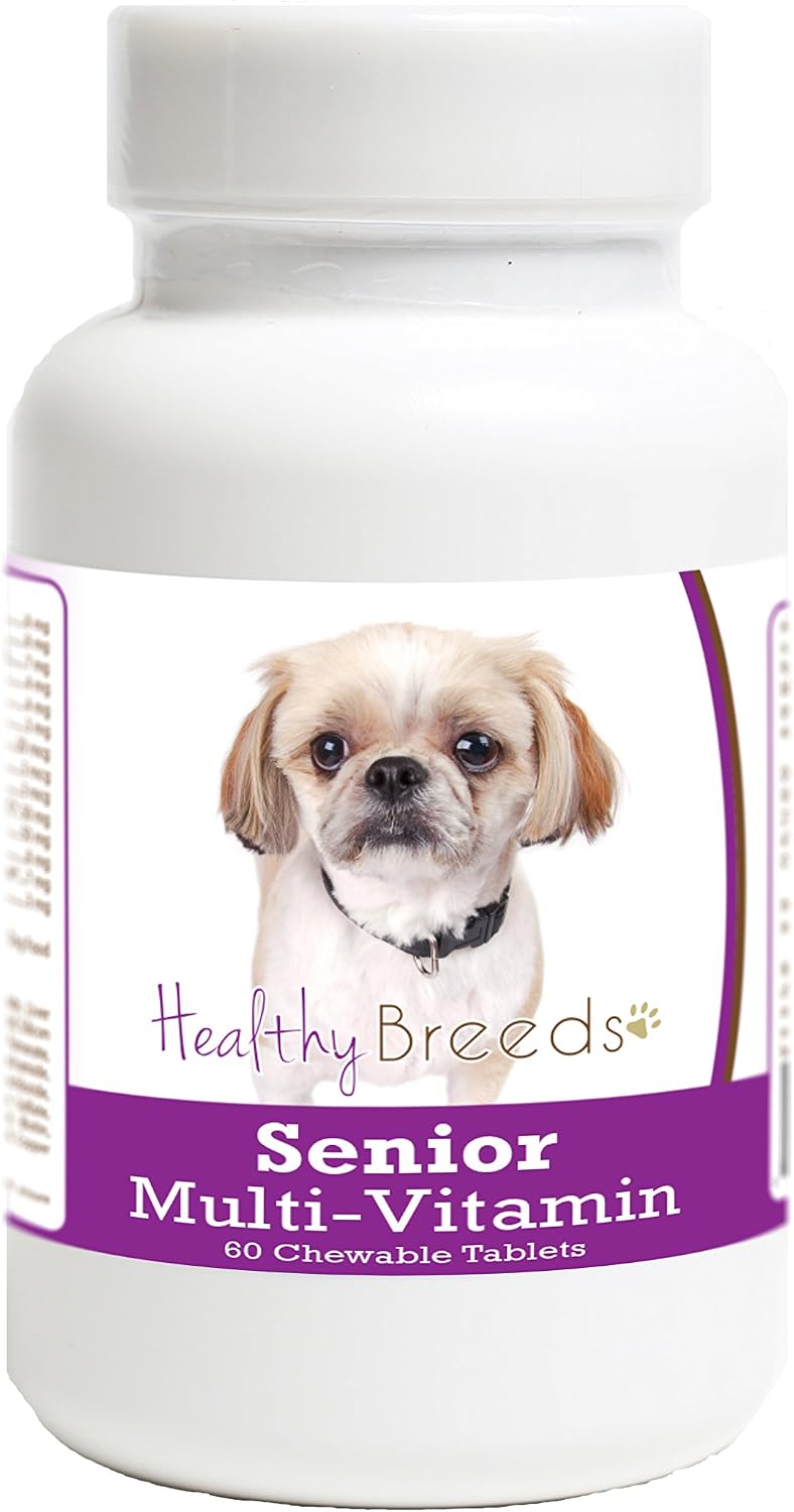 Healthy Breeds Multivitamínico para Perros Senior Peekapoo 60 Comprimidos