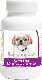 Healthy Breeds Multivitamínico para Perros Senior Peekapoo 60 Comprimidos