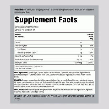 Piping Rock Vitaminas para Cabello, Piel y – Sistema nervioso: Contribuye al funcionamiento normal del sistema – Image 2