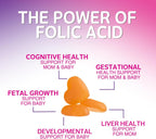 Gomitas Prenatales con Ácido Fólico y Vitaminas - Nature's Nutrition