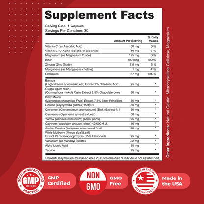 Vitaseal – Suplemento con Botánicos, Vitaminas C y E y Minerales (30 Cápsulas) – Image 3