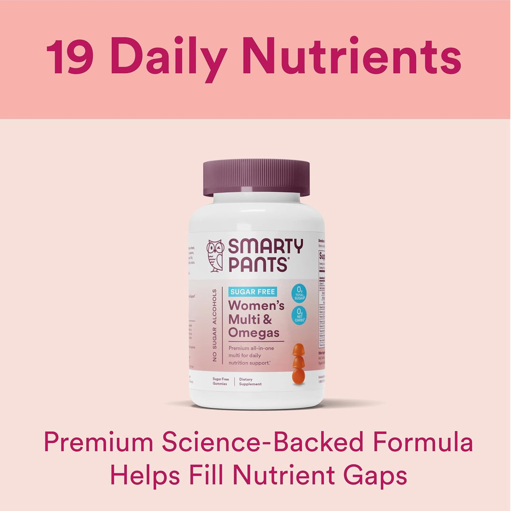 SmartyPants Multivitamínico para Mujeres en Gominolas Sin Azúcar, 60 unidades