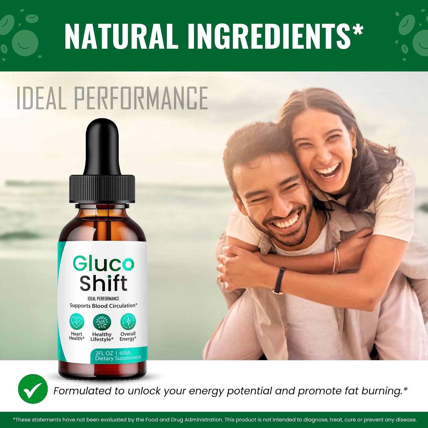 Gluco Shift Drops – Complemento Líquido de Bienestar, Fórmula Natural, Pack de 3