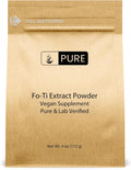 Pure Original Ingredients Extracto de Fo-Ti en Polvo (113 g) - Raíz de Polygonum Multiflorum 10:1, Puro y Fino