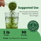 Micro Ingredients Polvo de Brócoli Orgánico, 454 g | Brócoli Crudo en Polvo | para Batidos, Bebidas y Recetas | Ecológico, Sin OMG, Sin Gluten, Vegano