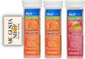 Glucose Tablets Relion - Pack de 2 Sabores Naranja y Ponche de Frutas (20 Comprimidos) - Incluye Pegatina Me Gustas
